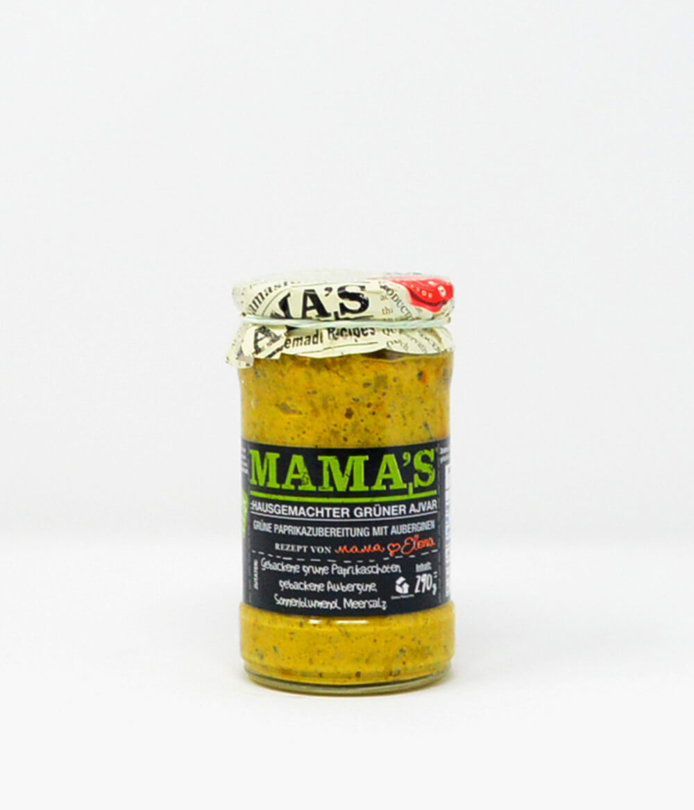 Ajvar Mama’s Mild Grün 290g