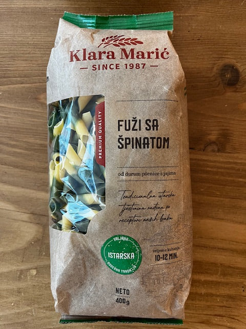 Pasta Klara Maric Fuzi Spinat 400g