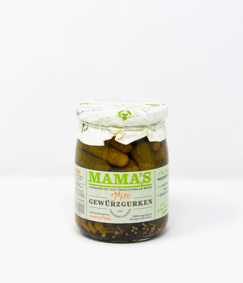 Mini Gewürzgurken Mama’s  550g